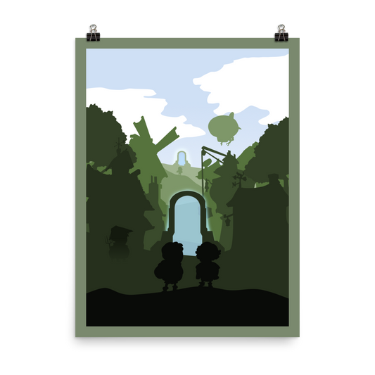 Charterstone Minimalist Board Game Art Poster
