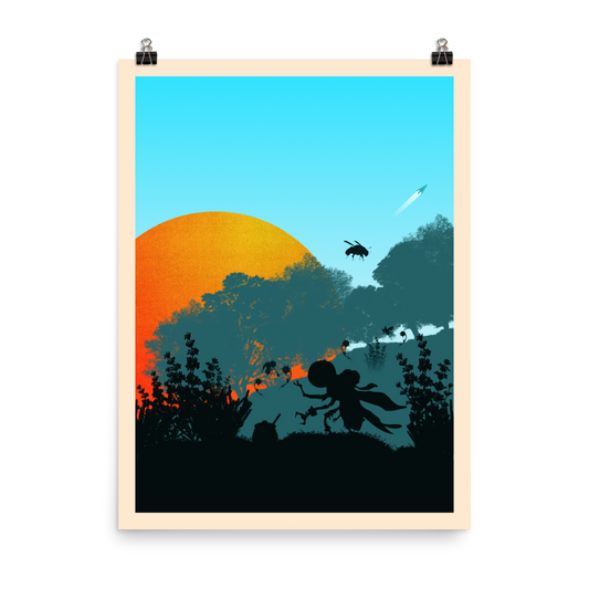 Apiary (Day) Minimalist Board Game Art Poster