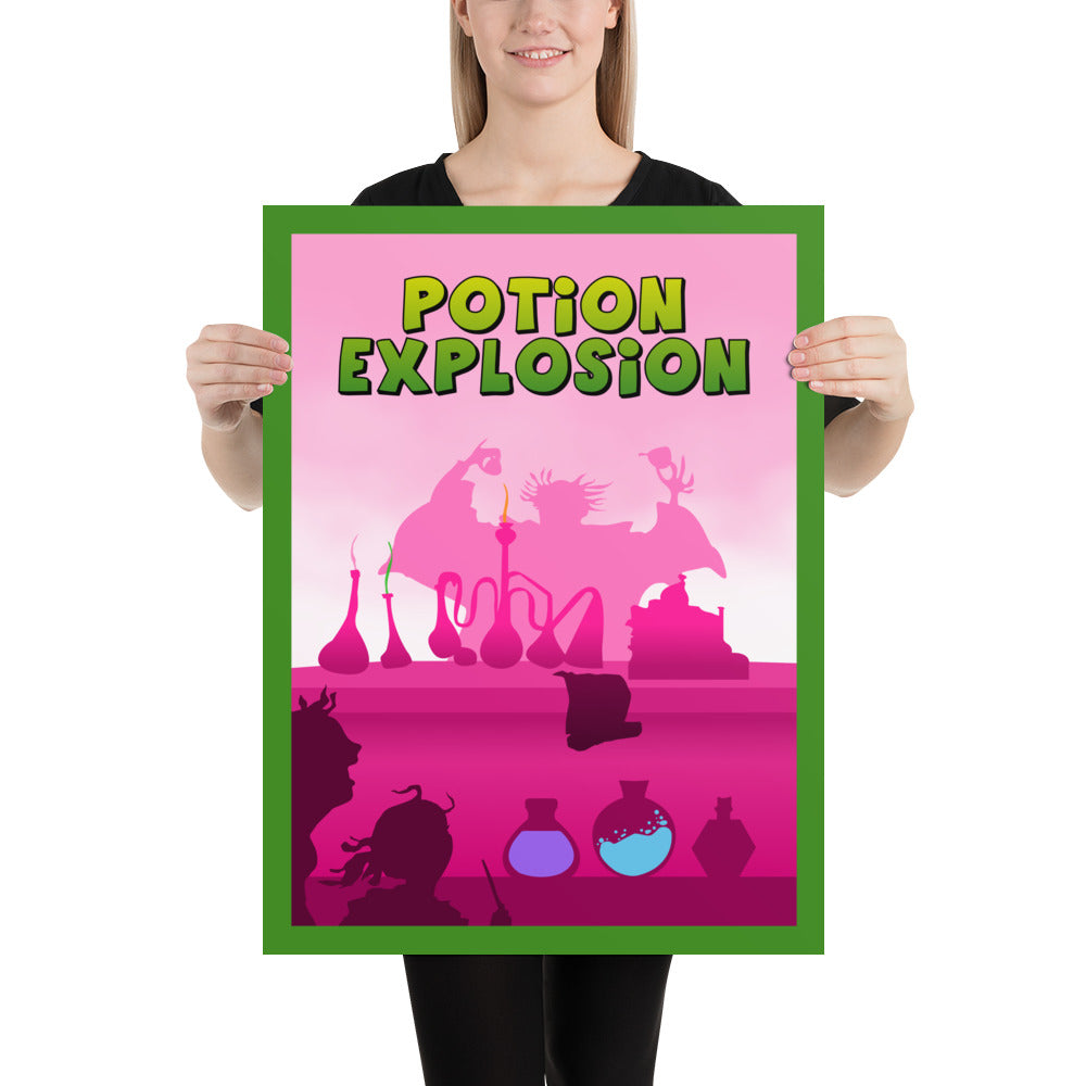 Potion Explosion Minimalist Board Game Art Poster
