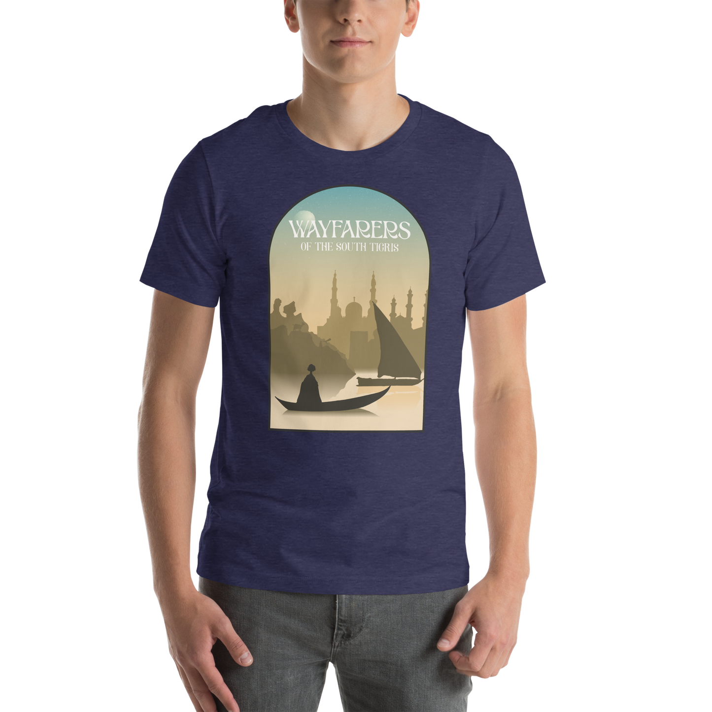 Wayfarers of the South Tigris Minimalist Board Game Unisex T-Shirt
