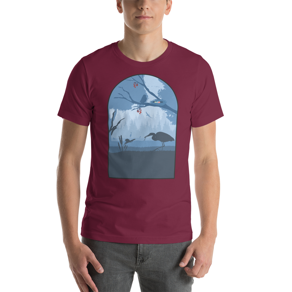 Wingspan Minimalist Board Game unisex t-shirt