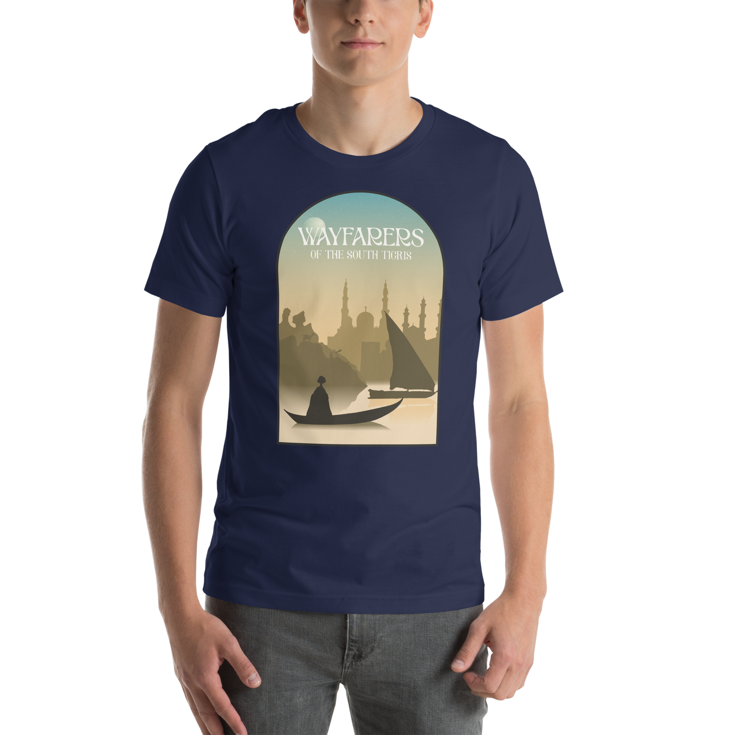 Wayfarers of the South Tigris Minimalist Board Game Unisex T-Shirt