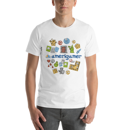 Amerigamer Tabletopia Board Game Unisex T-Shirt