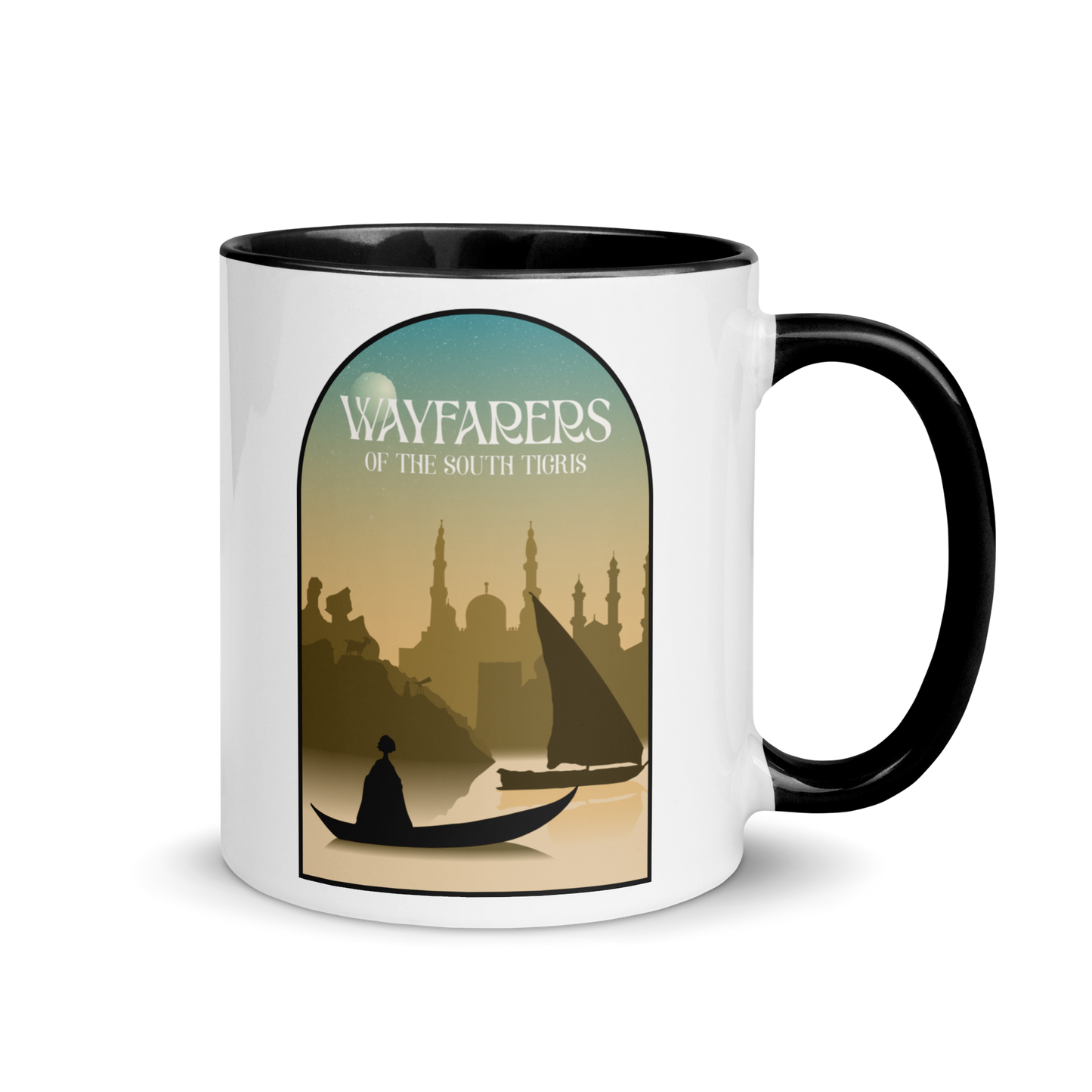 Wayfarers of the South Tigris Minimalist Board Game Mug