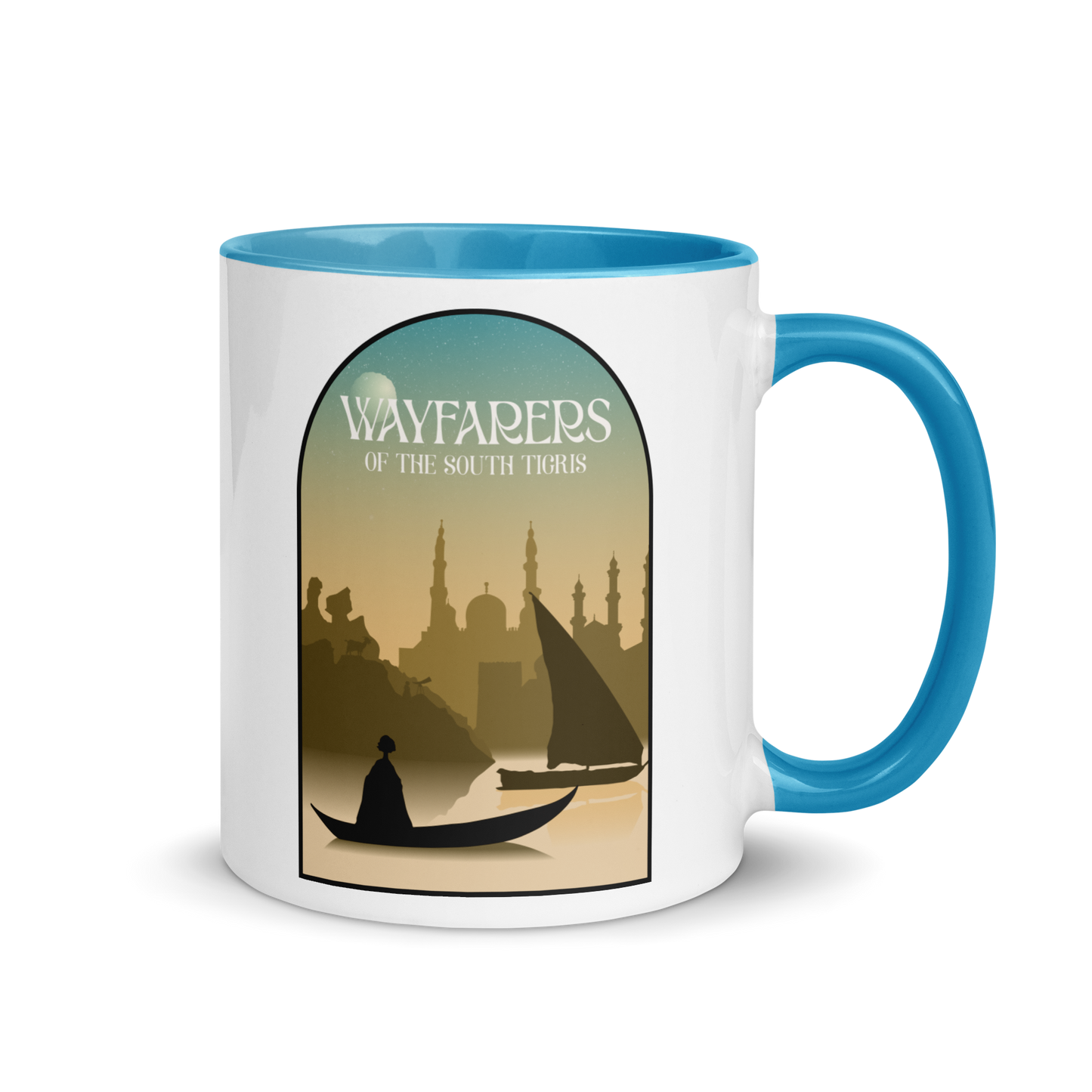 Wayfarers of the South Tigris Minimalist Board Game Mug