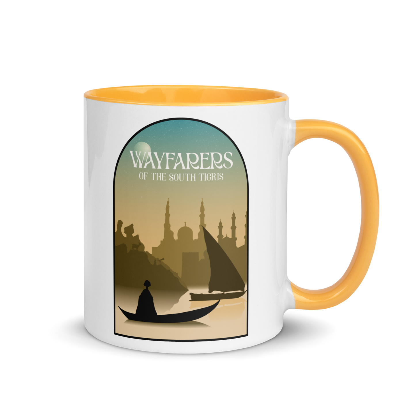 Wayfarers of the South Tigris Minimalist Board Game Mug