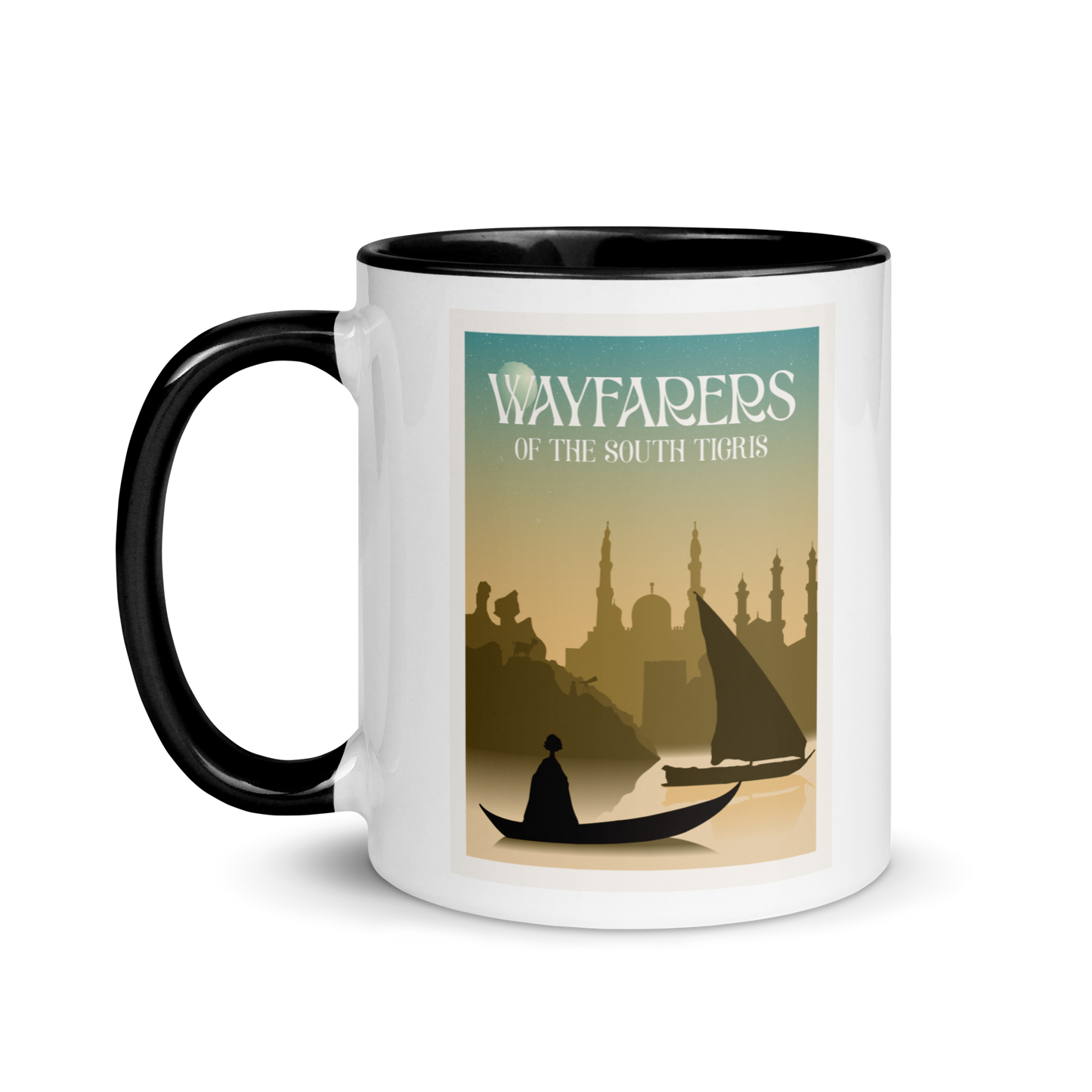 Wayfarers of the South Tigris Minimalist Board Game Mug