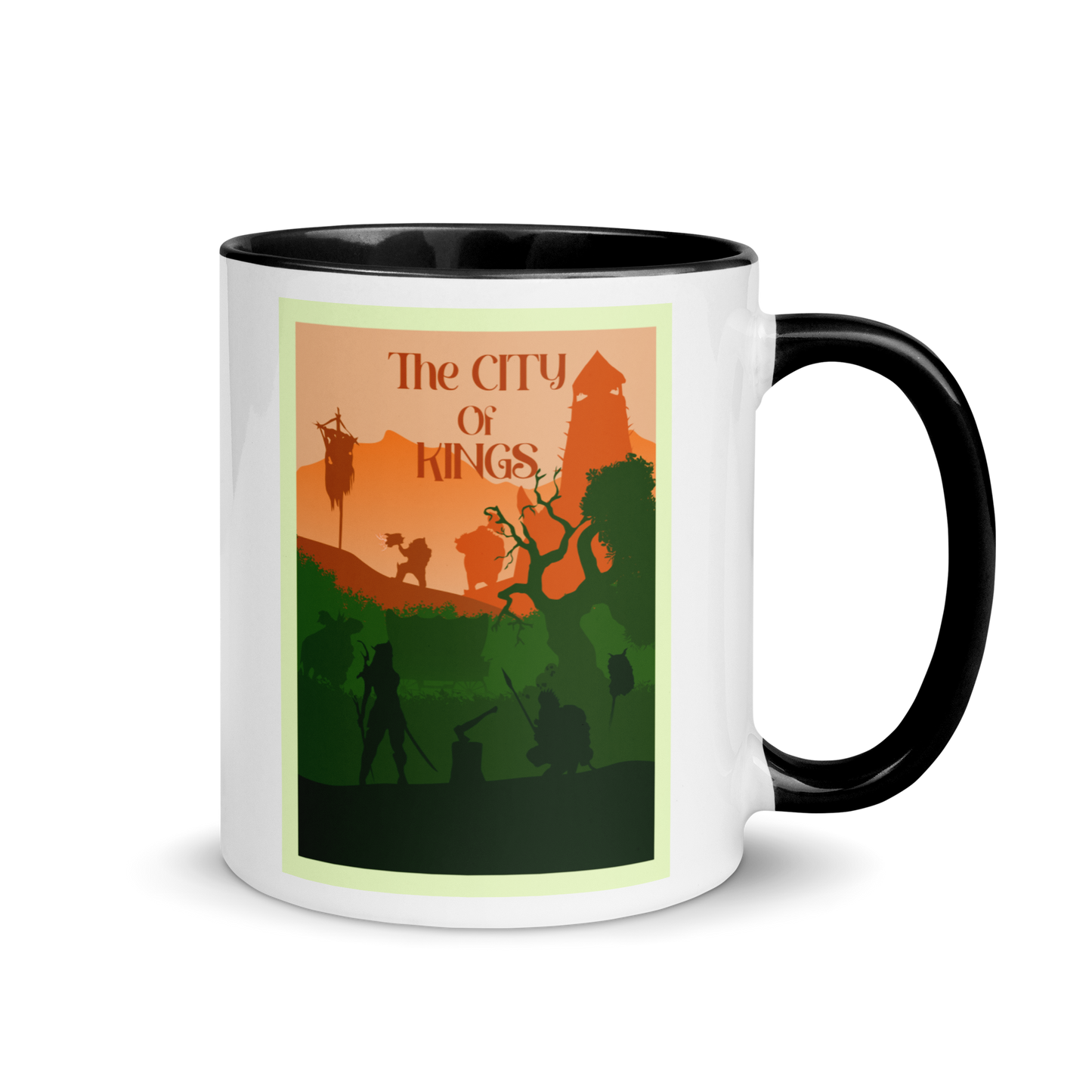 The City of Kings Minimalist Board Game Mug