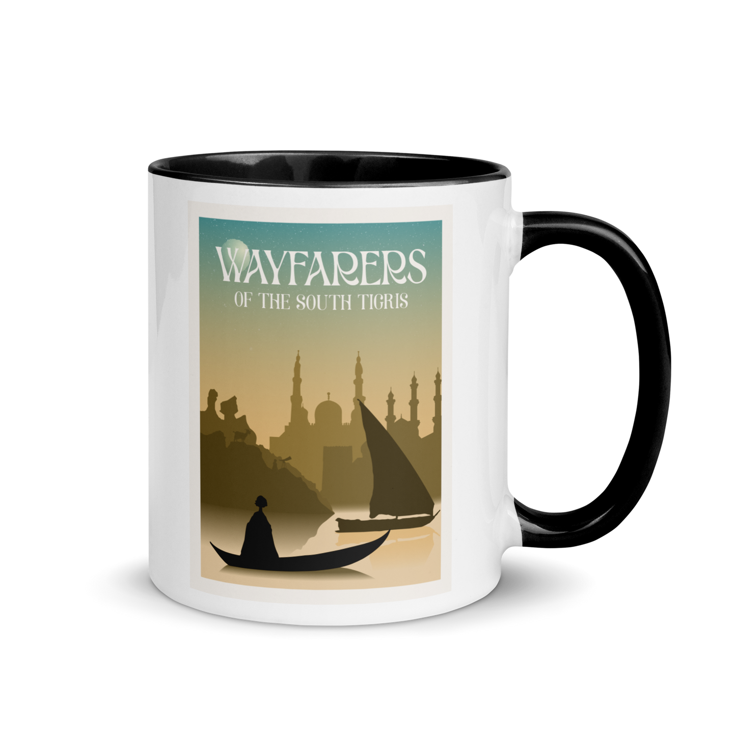 Wayfarers of the South Tigris Minimalist Board Game Mug