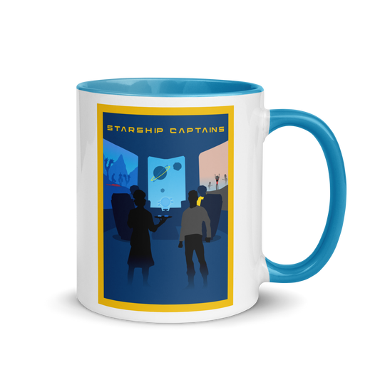Starship Captains Minimalist Board Game Mug