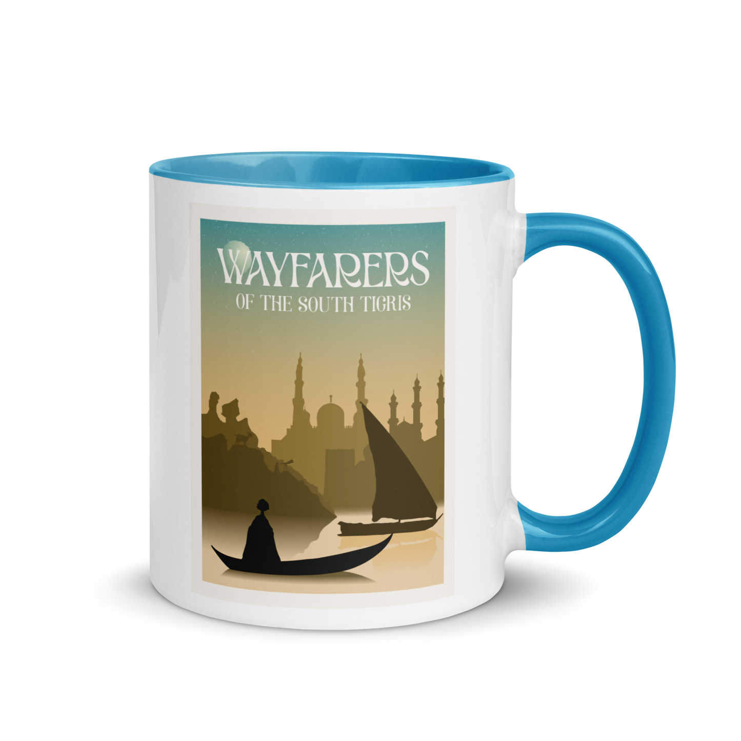 Wayfarers of the South Tigris Minimalist Board Game Mug