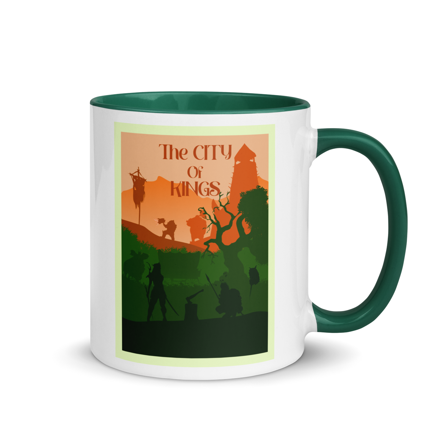 The City of Kings Minimalist Board Game Mug