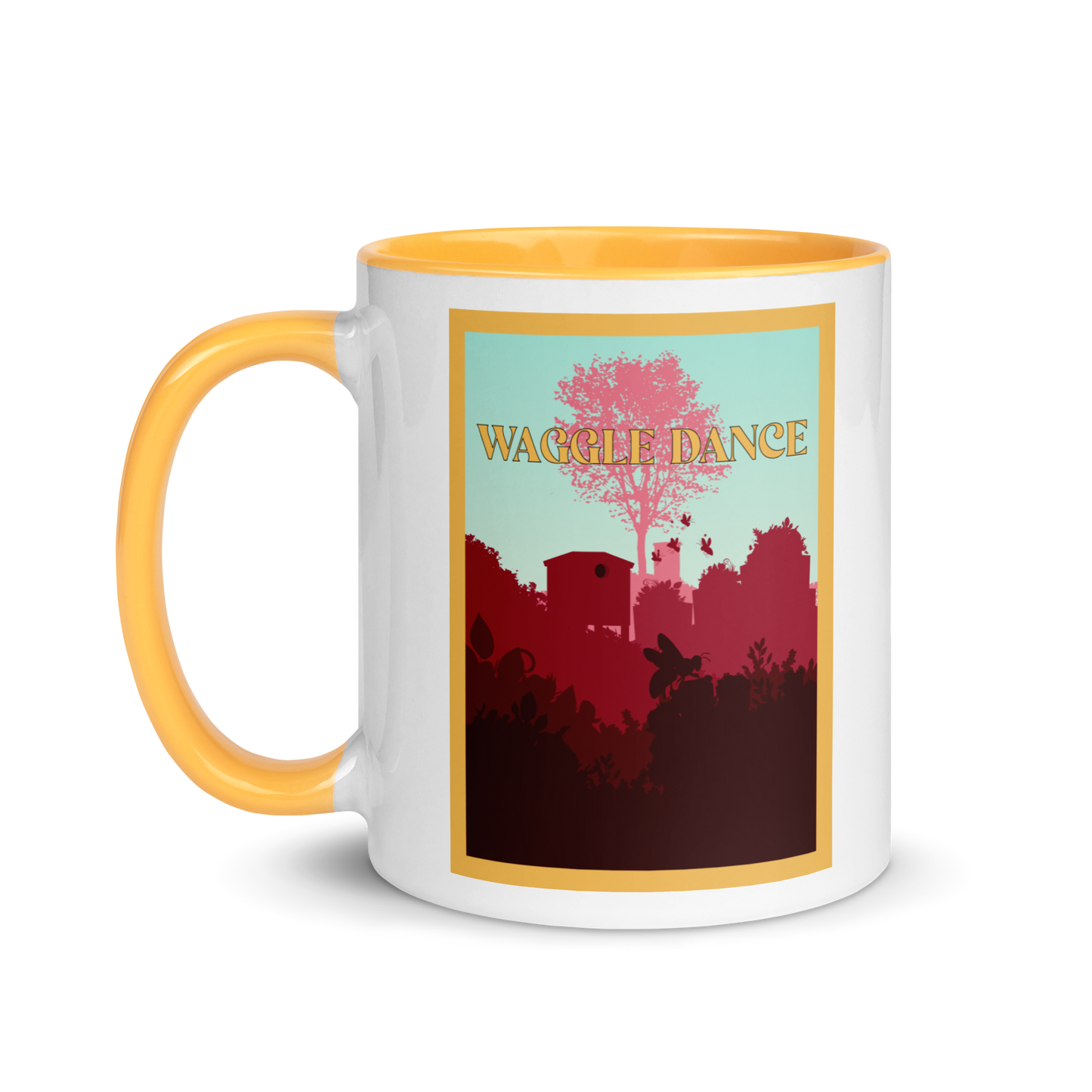 Waggle Dance Minimalist Board Game Mug