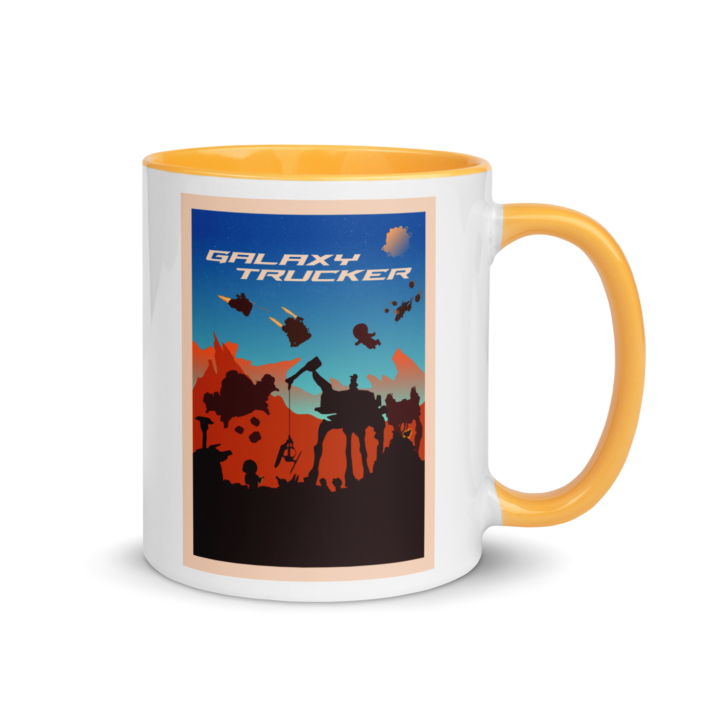 Galaxy Trucker (Dawn) Minimalist Board Game Mug