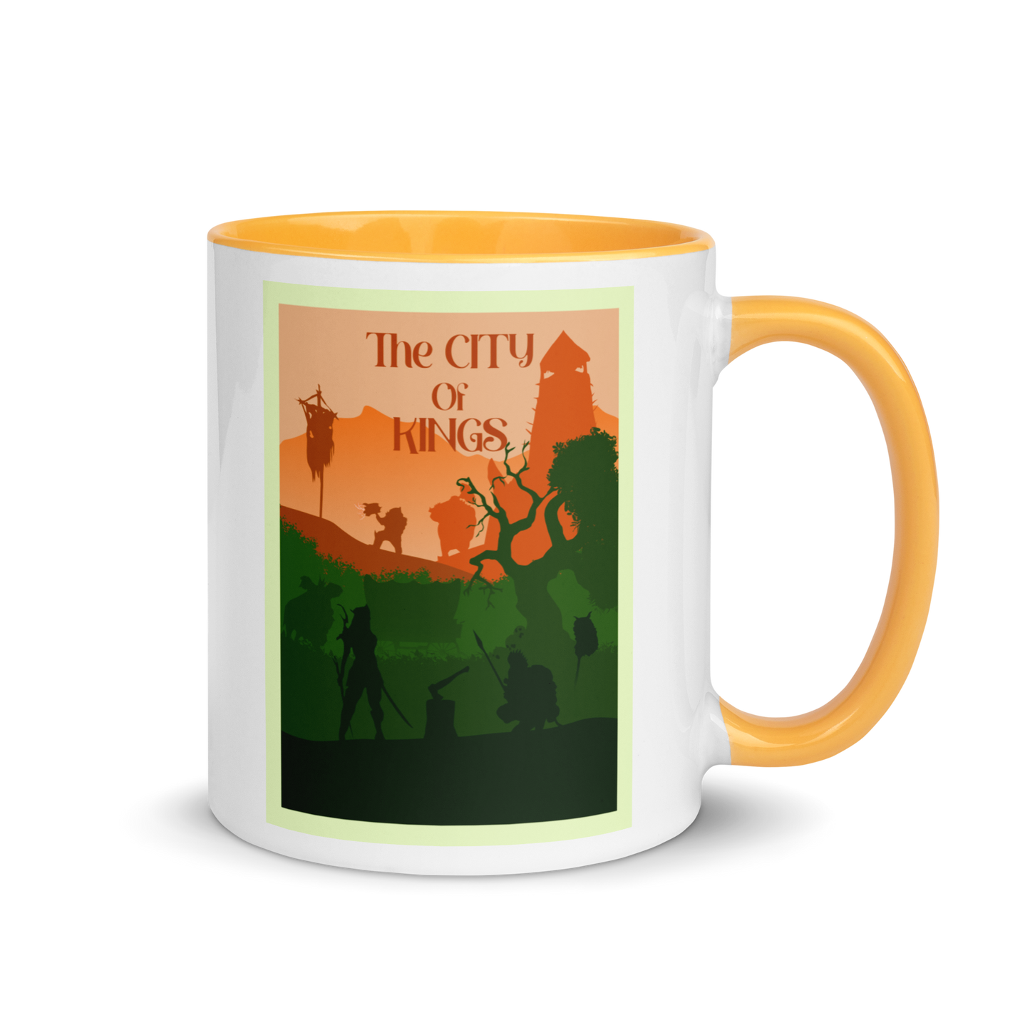 The City of Kings Minimalist Board Game Mug