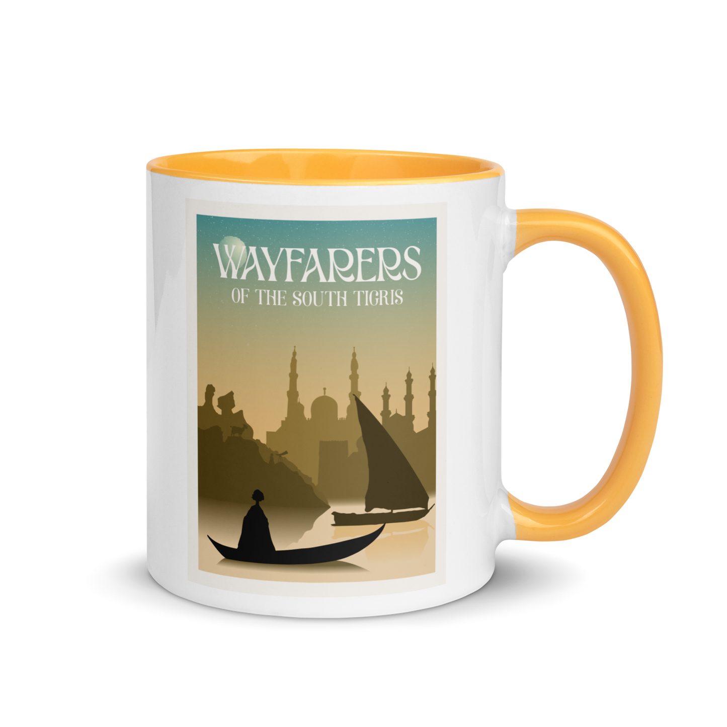Wayfarers of the South Tigris Minimalist Board Game Mug