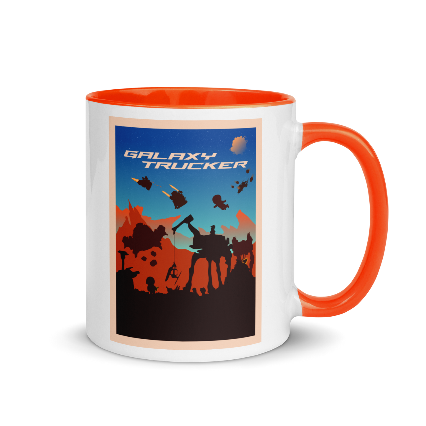 Galaxy Trucker (Dawn) Minimalist Board Game Mug