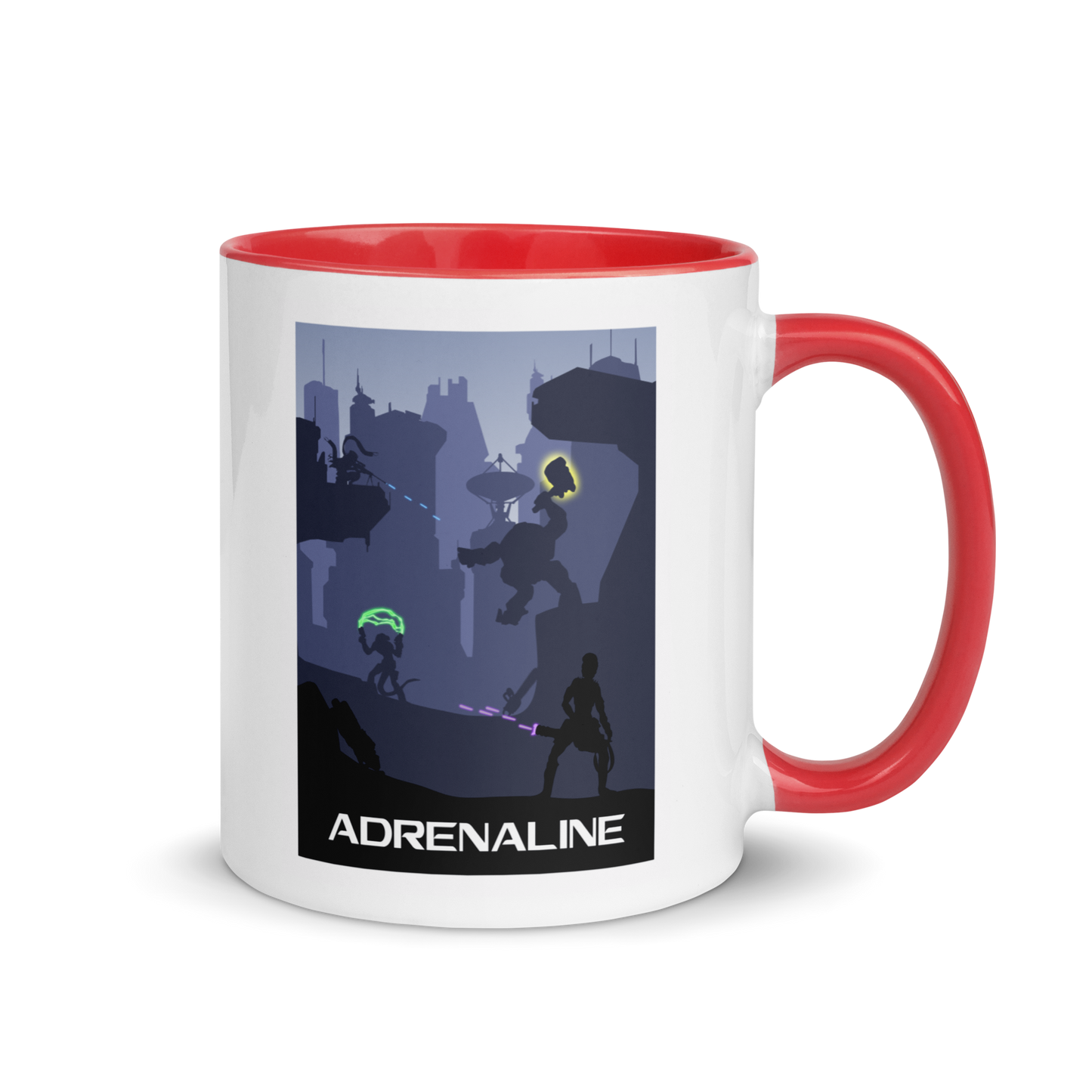 Adrenaline Minimalist Board Game Mug