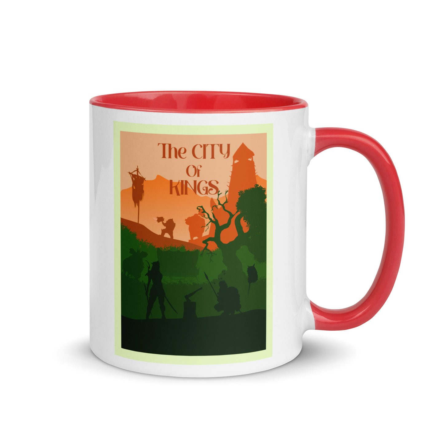 The City of Kings Minimalist Board Game Mug