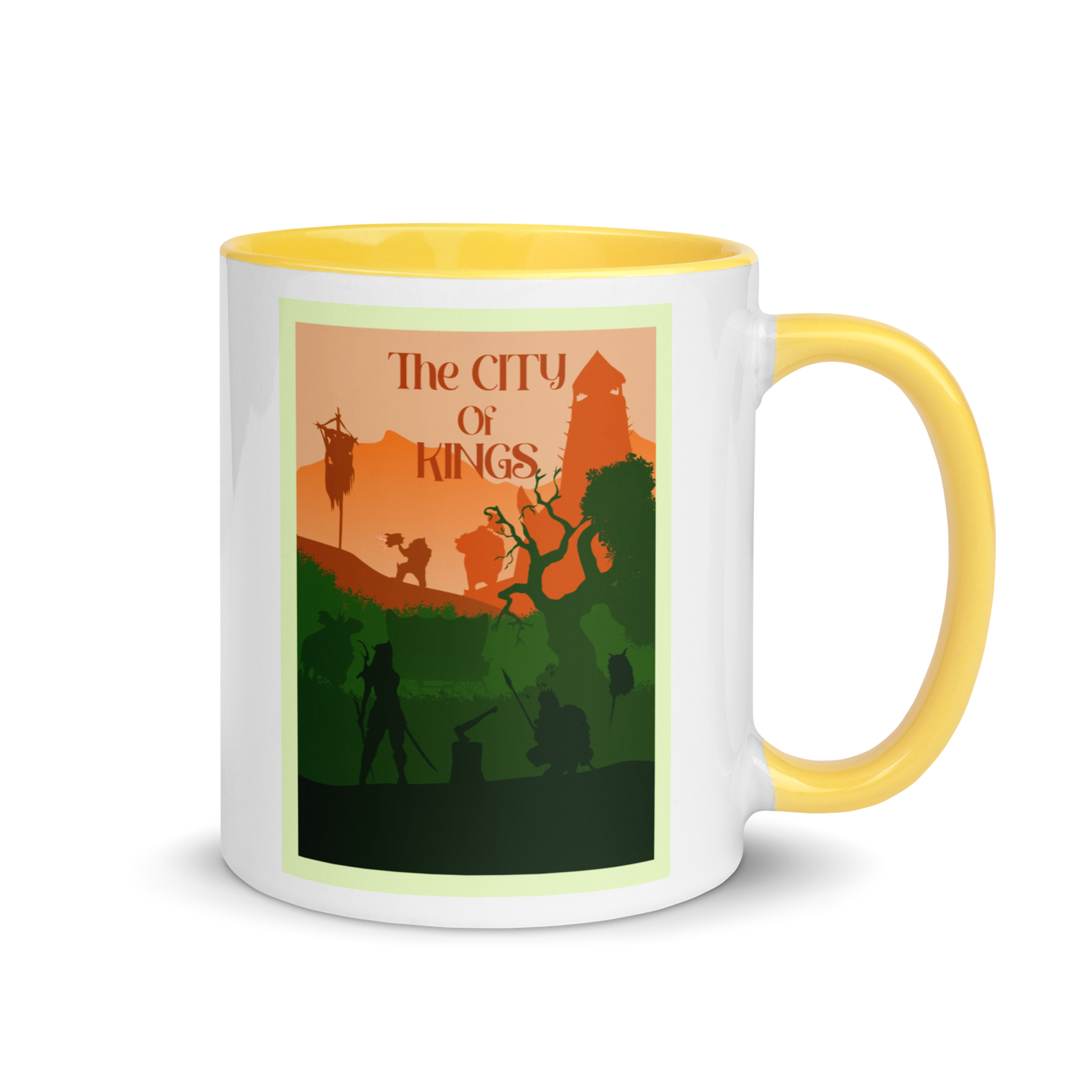 The City of Kings Minimalist Board Game Mug
