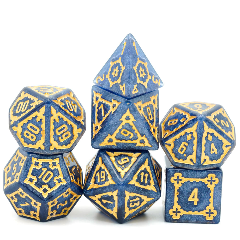 Giant Bone Resin Meeple Dungeon Dice Set
