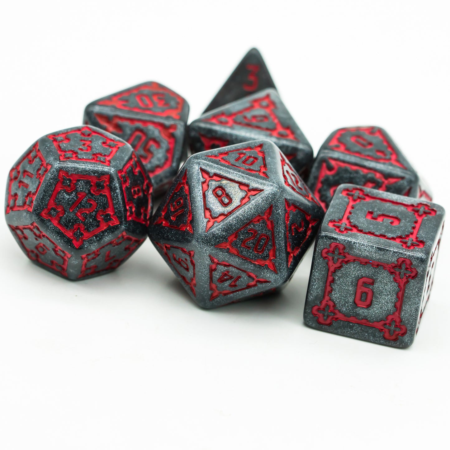 Giant Bone Resin Meeple Dungeon Dice Set