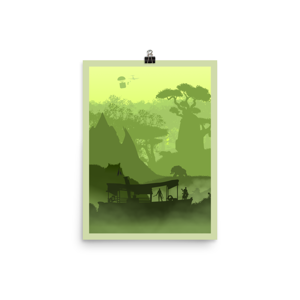 Lost Ruins of Arnak Exploration Minimalist Board Game Art Poster