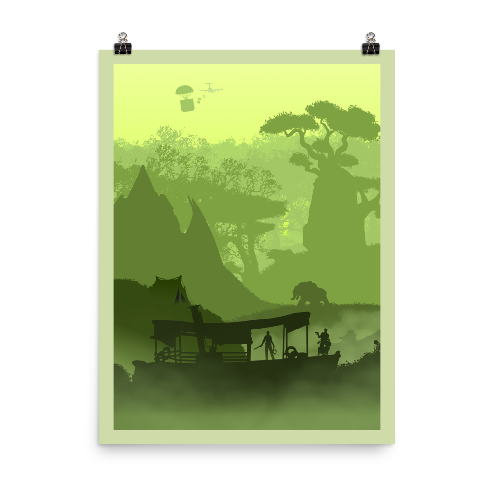 Lost Ruins of Arnak Exploration Minimalist Board Game Art Poster