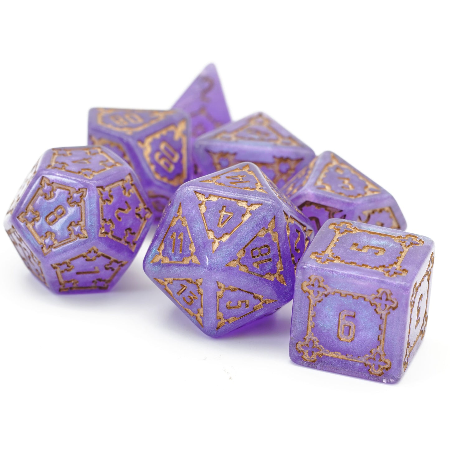 Giant Bone Resin Meeple Dungeon Dice Set