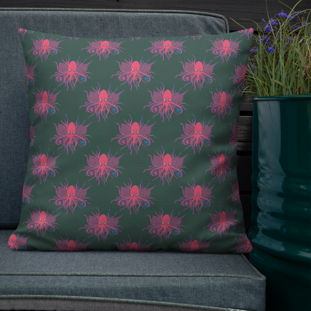 Cthulhu Inspired Premium Cushion
