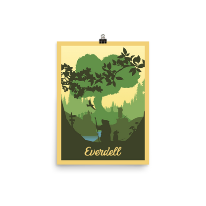 Everdell Minimalist Board Game Art Poster