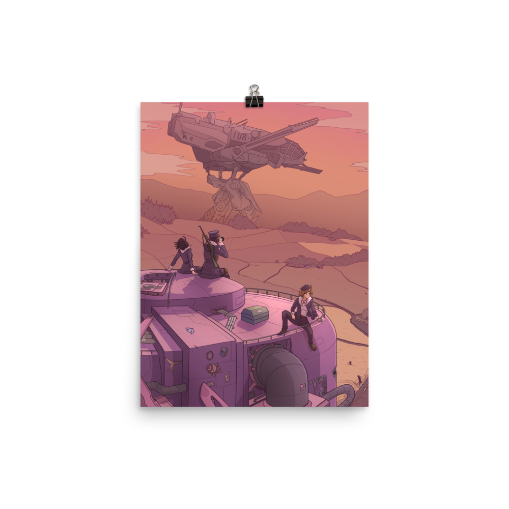 Scythe Artist Series Lo Fi Board Game Poster - Tom Smith
