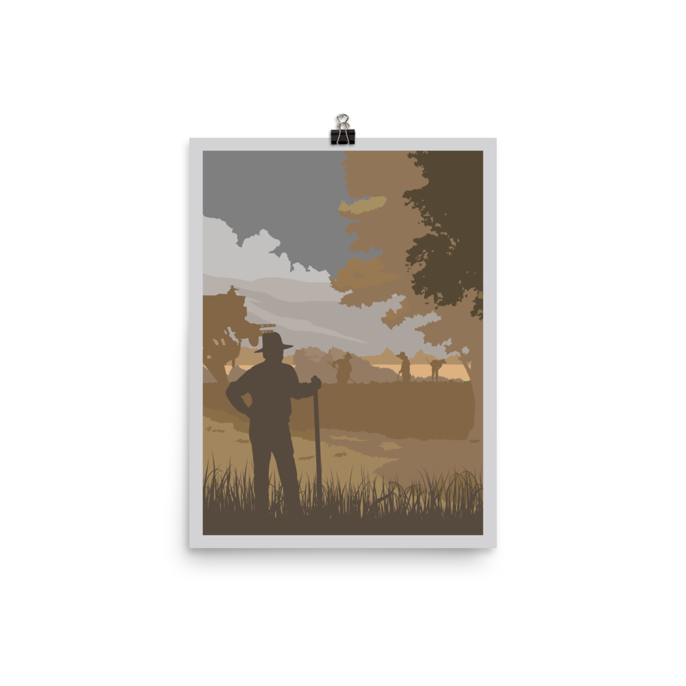 Scythe Minimalist Board Game Art Poster