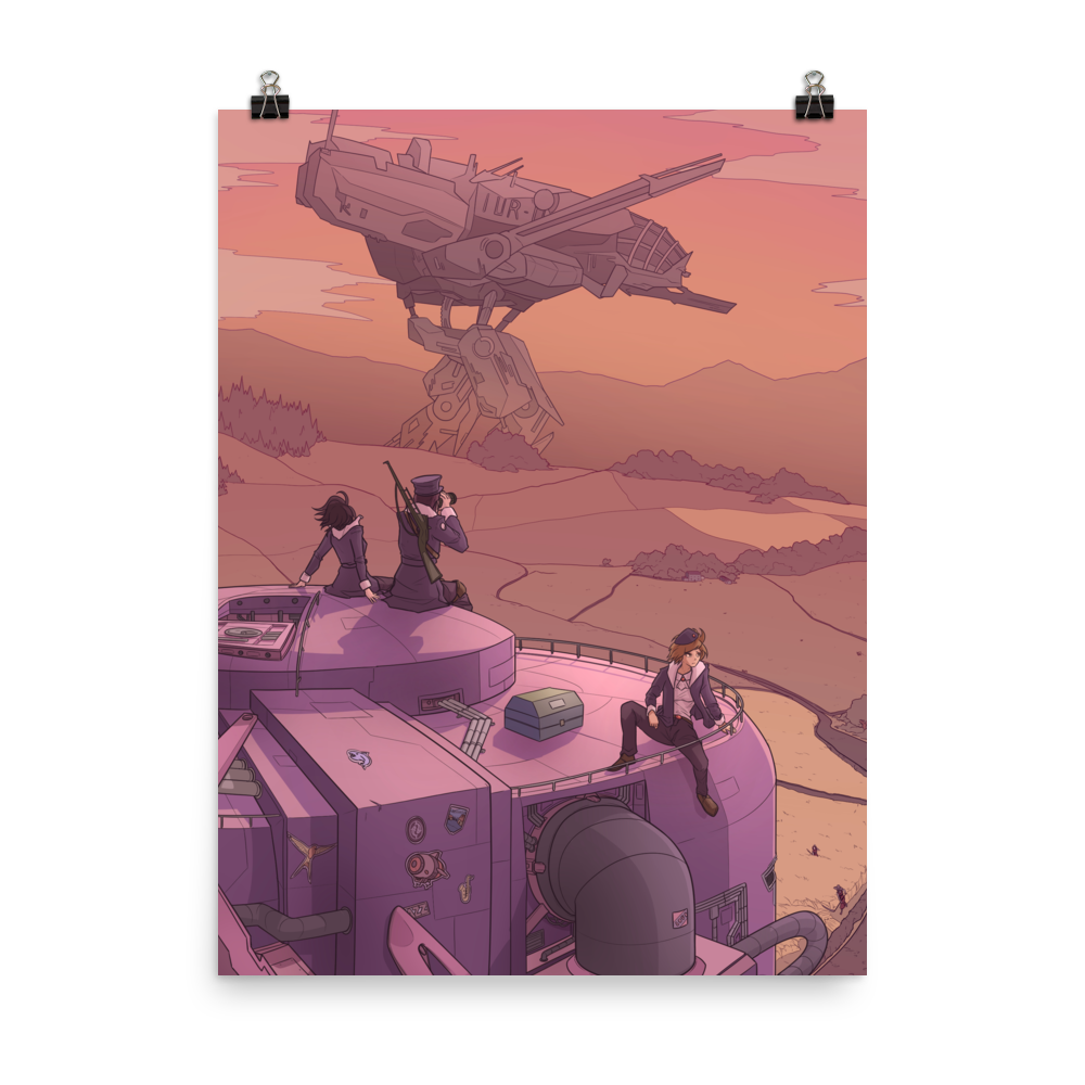 Scythe Artist Series Lo Fi Board Game Poster - Tom Smith