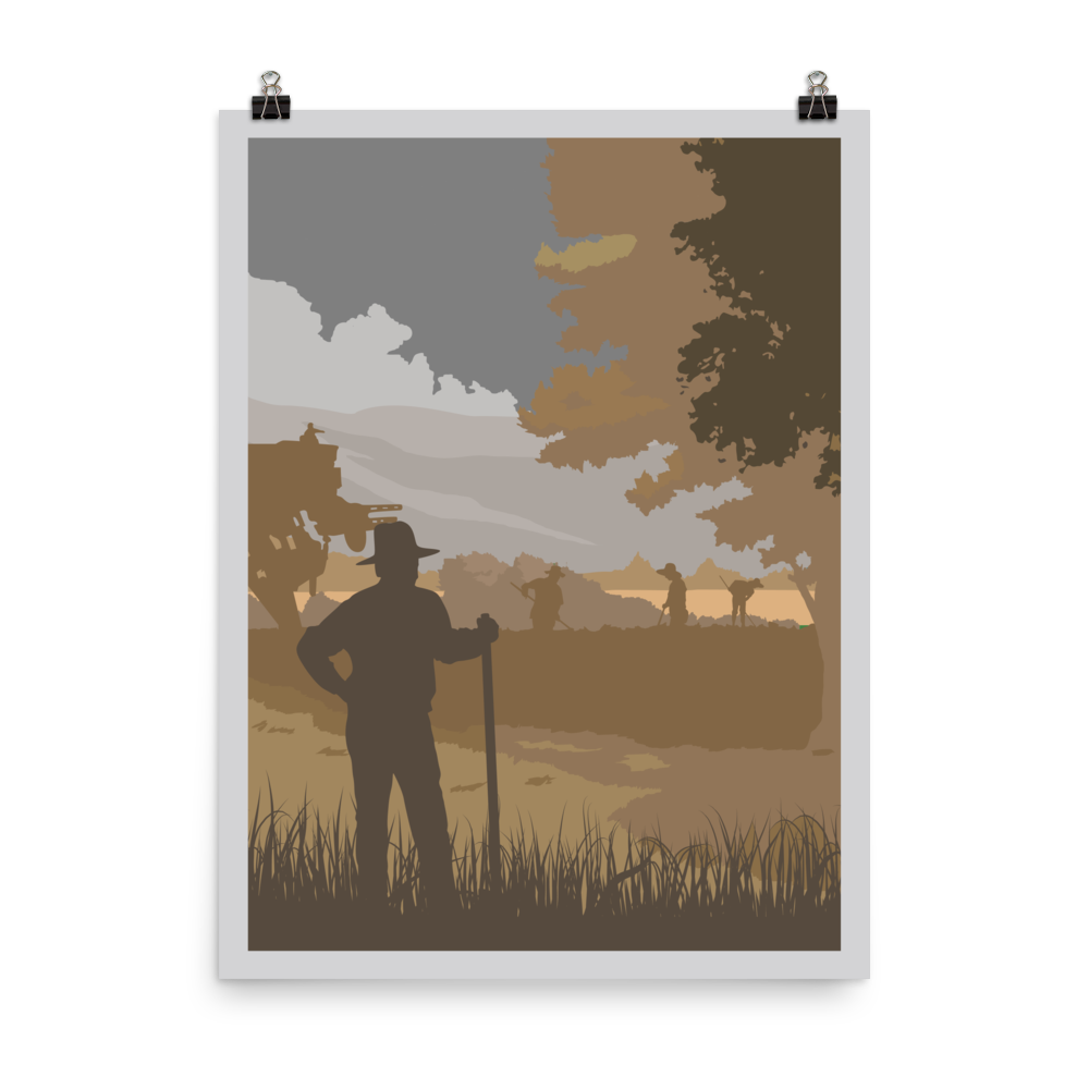 Scythe Minimalist Board Game Art Poster