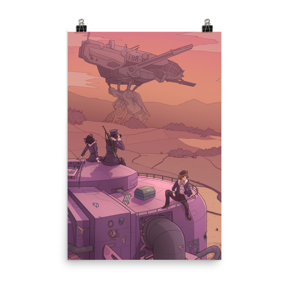 Scythe Artist Series Lo Fi Board Game Poster - Tom Smith