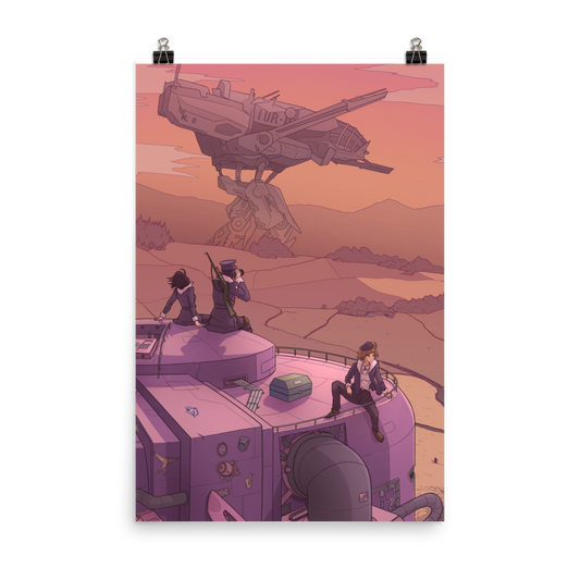 Scythe Artist Series Lo Fi Board Game Poster - Tom Smith