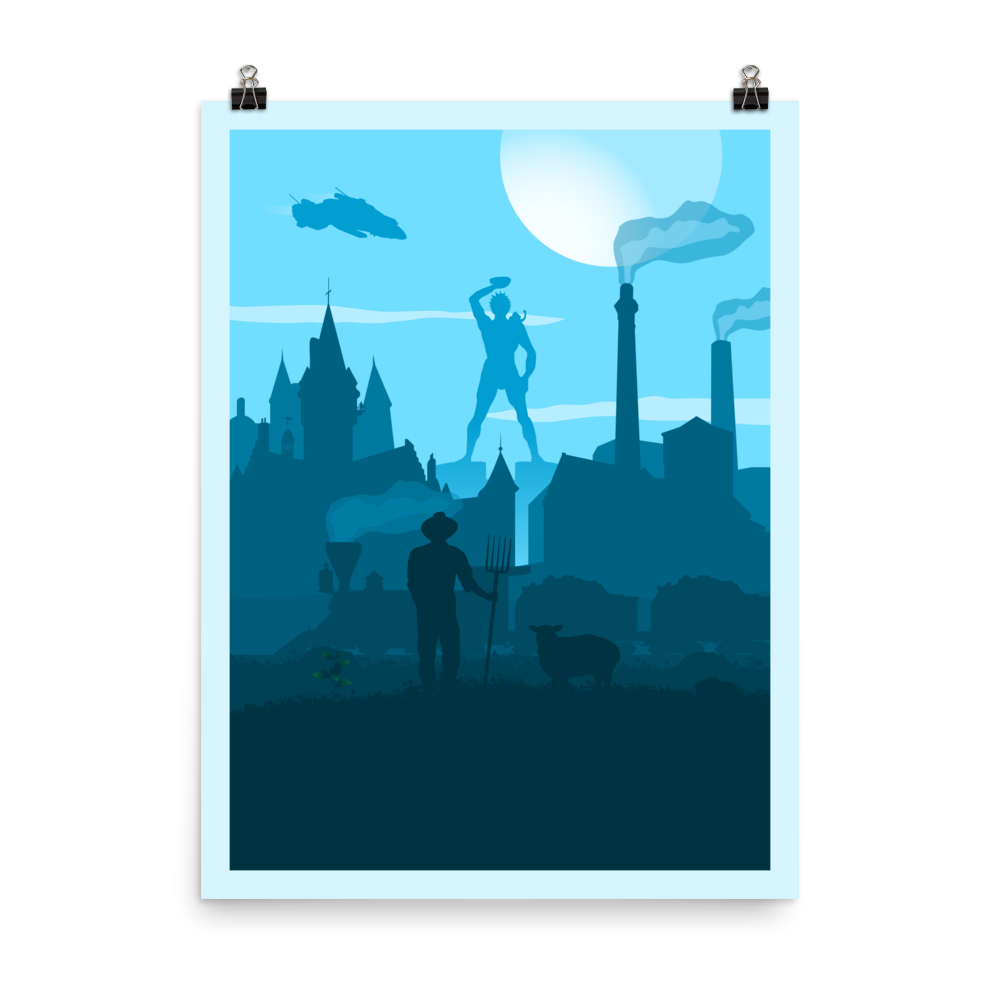 Eurogame Board Game Mechanic Minimalist Board Game Art Poster