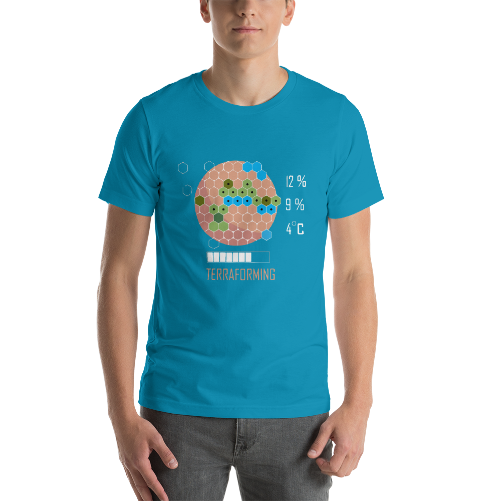 16 Bit Terraforming Mars Unisex T-Shirt