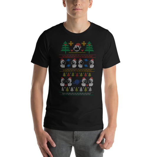 Astronaut Festive Sweater Christmas Unisex T-Shirt