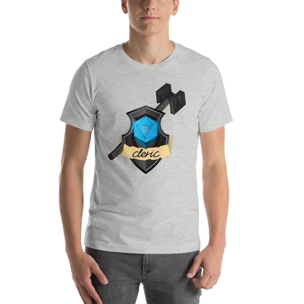 Cleric Fantasy RPG D20 Character Class Unisex T-Shirt