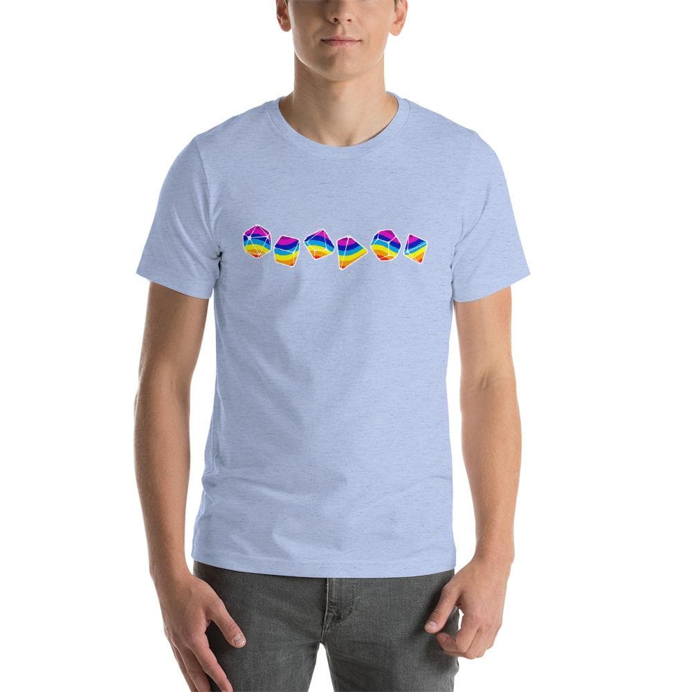 Rainbow LGBT Pride Dice Dungeon RPG Unisex T-Shirt