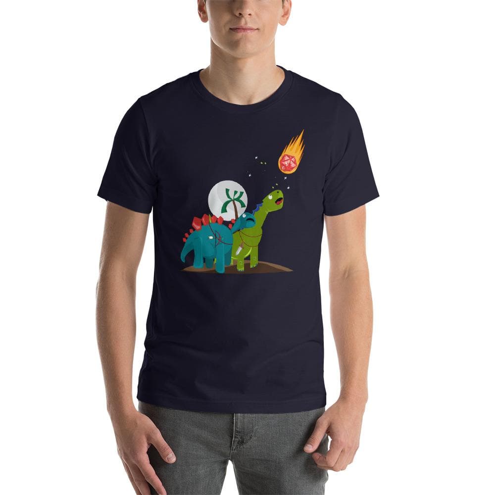 Dinosaur D20 Crit Hit Dungeon RPG Unisex T-Shirt