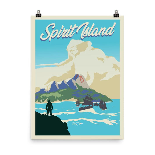 Spirit Island Minimalist Board Game Art Poster