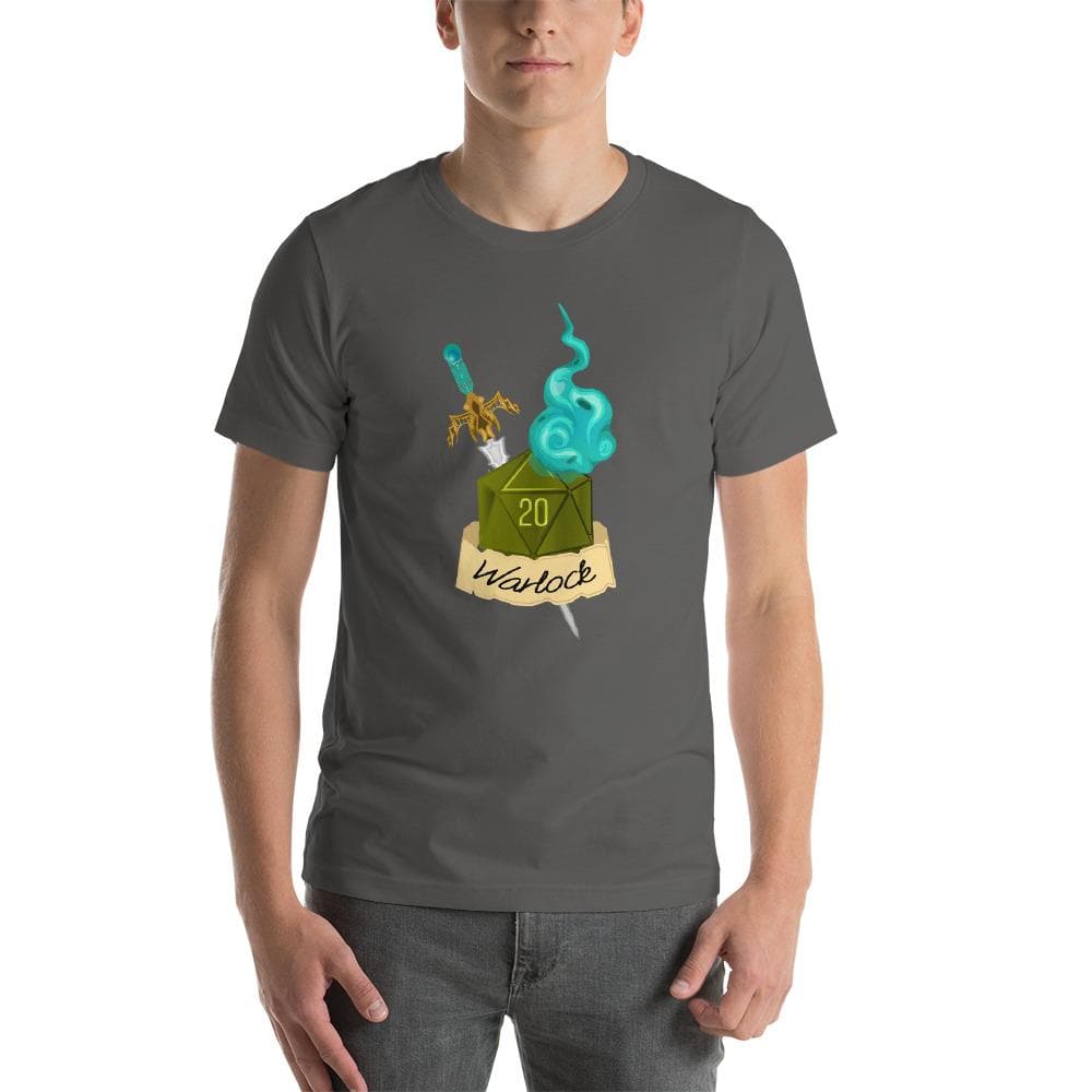 Warlock Fantasy RPG D20 Character Class Unisex T-Shirt