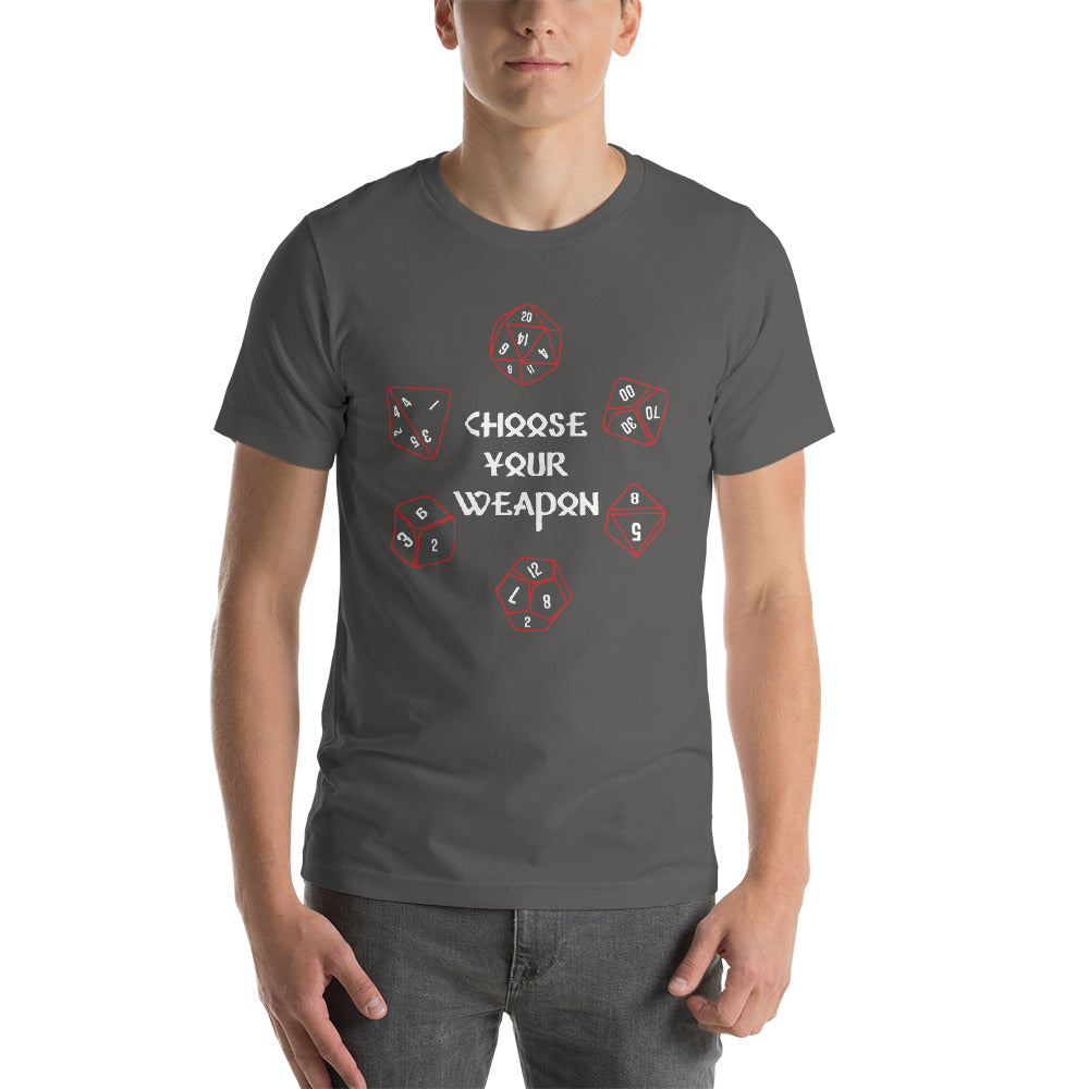 Choose Your Weapon Dungeon RPG Unisex T-Shirt