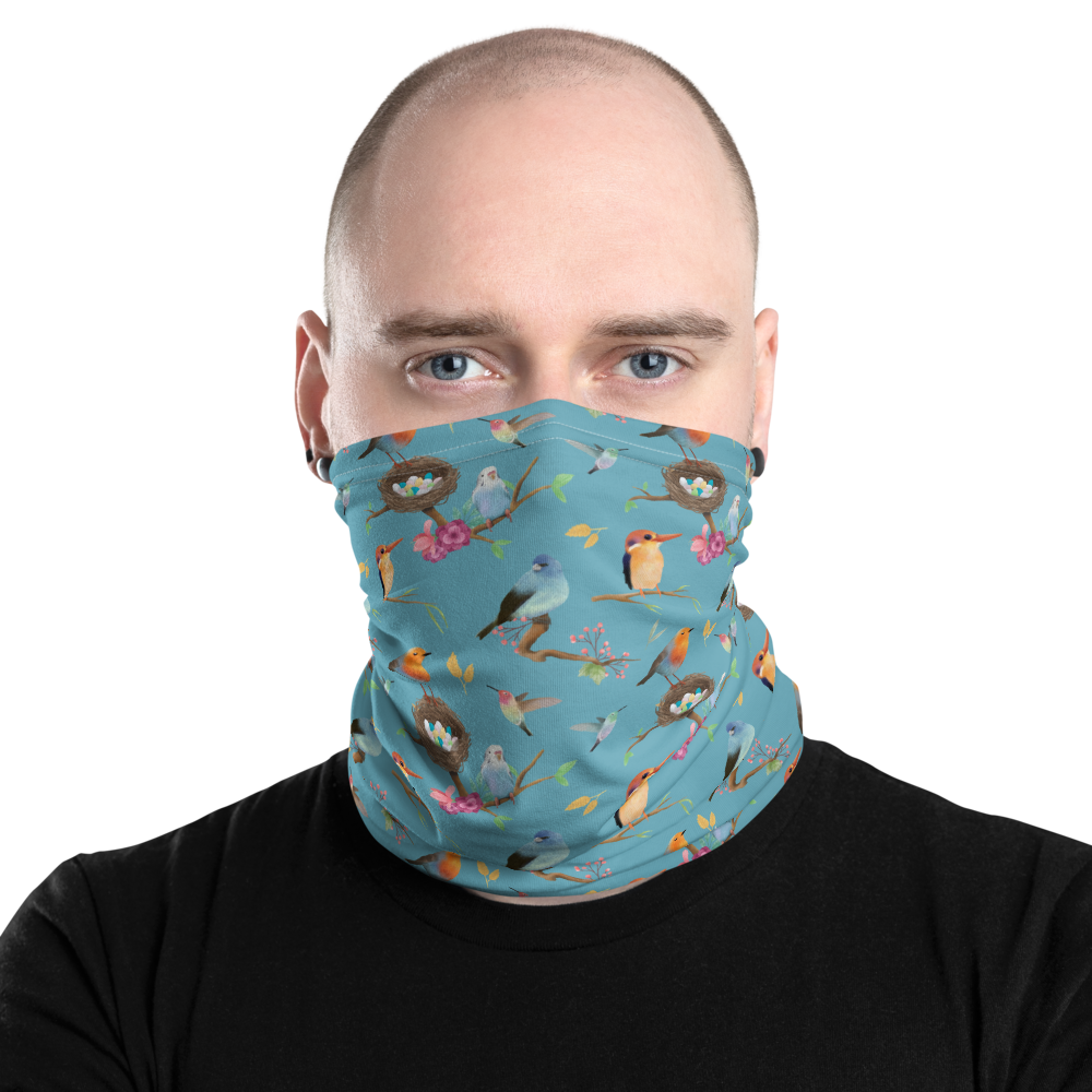 Wingspan (Blue) Inspired Unisex Neck Gaiter/ Face Mask
