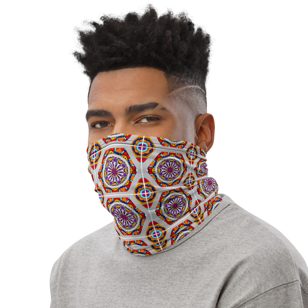 Sagrada (Square pattern) Inspired Board Game Unisex Neck Gaiter/ Face Mask