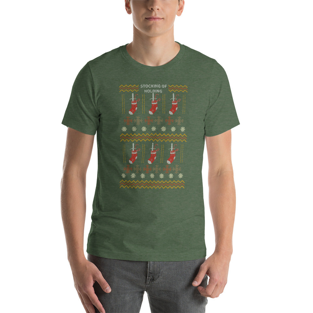 Stocking of Holding Christmas Sweater Festive Dungeon RPG Unisex T-Shirt