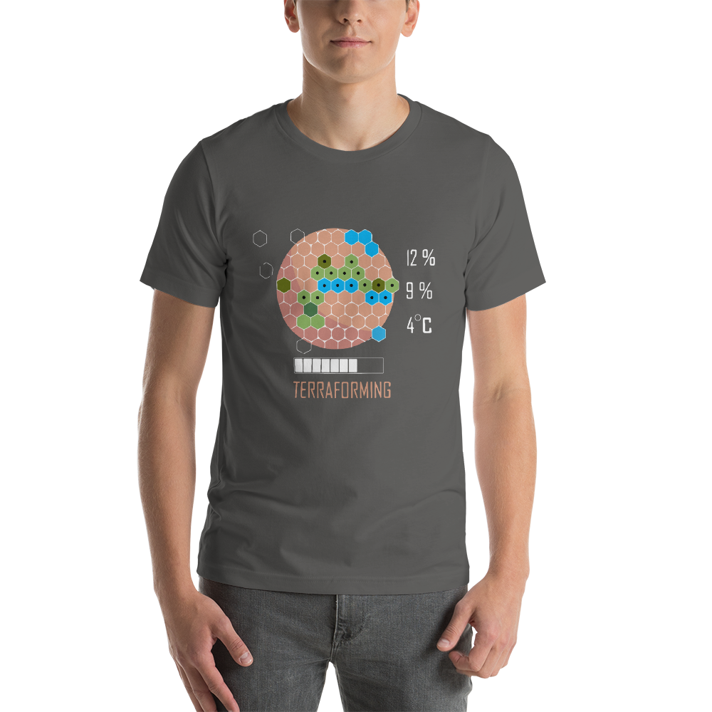 16 Bit Terraforming Mars Unisex T-Shirt